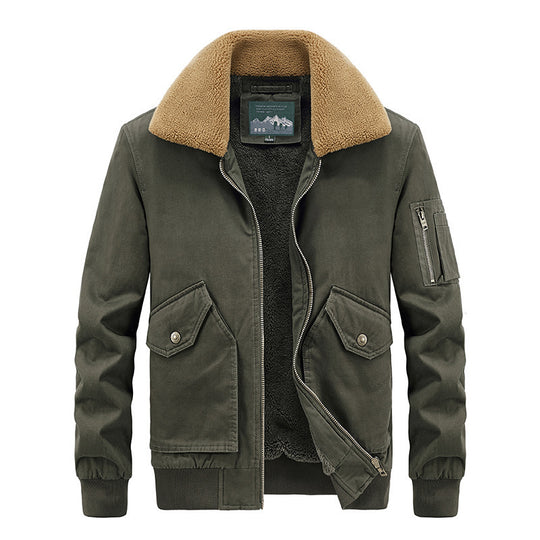 Herren Aviator-Blouson mit Sherpa-Kragen und Thermo-Teddyfutter Shop Nory