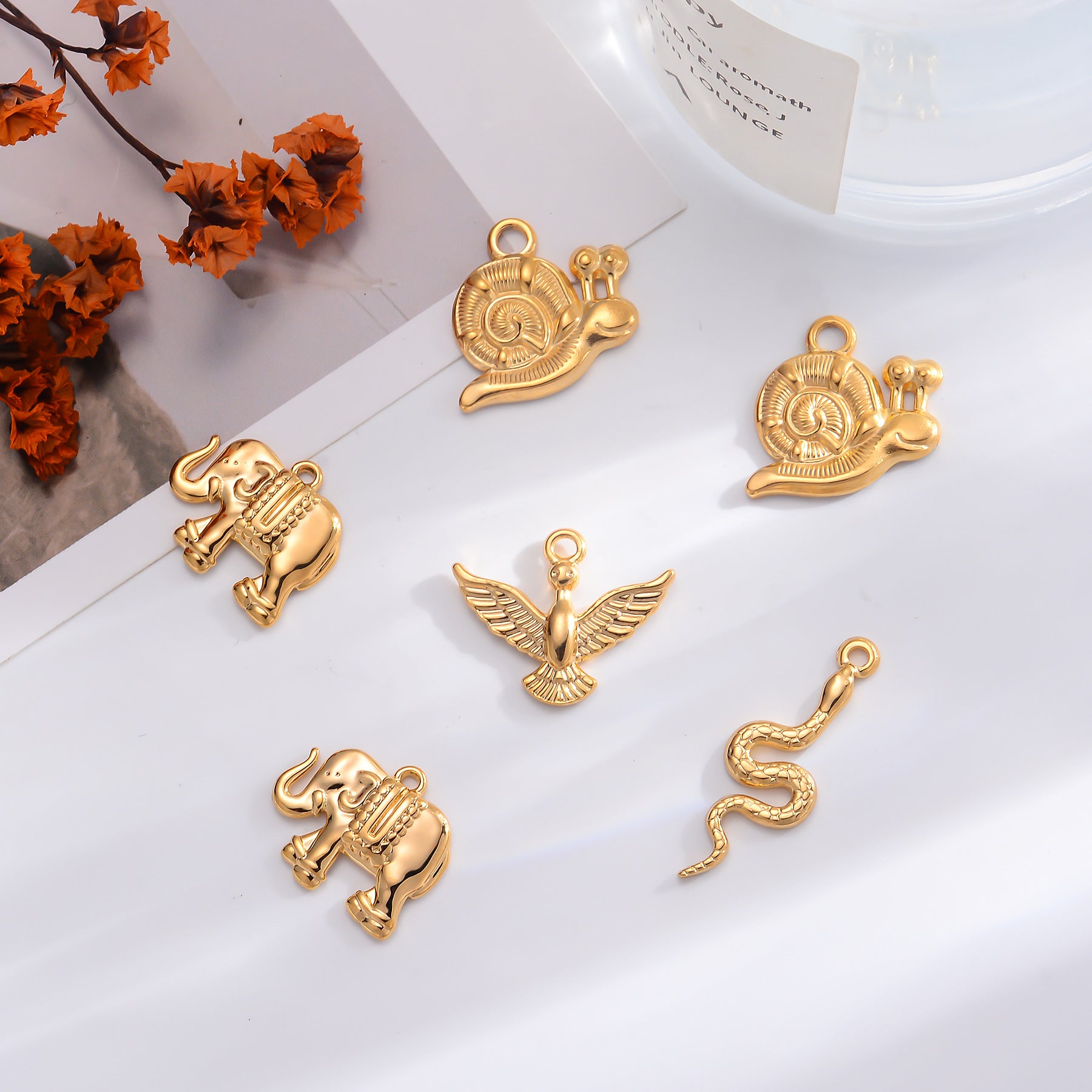 Damen Anhänger mit Elefantendesign Shop Nory
