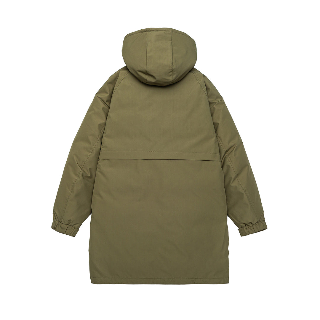 Herren Warmer winddichter Parka mit Kapuze, Steppfutter und Fronttaschen Shop Nory