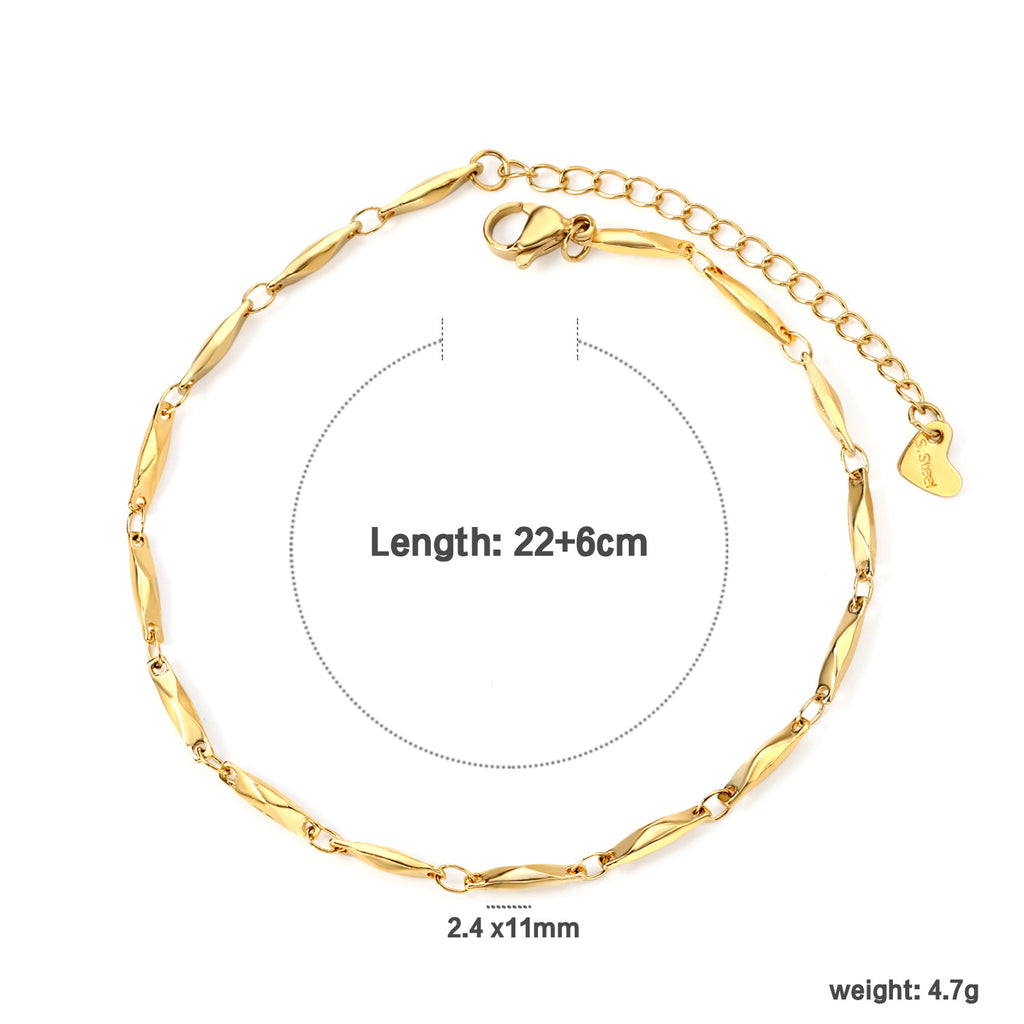 Damen Armband mit feinen Kugel- und Gliederdesign Shop Nory