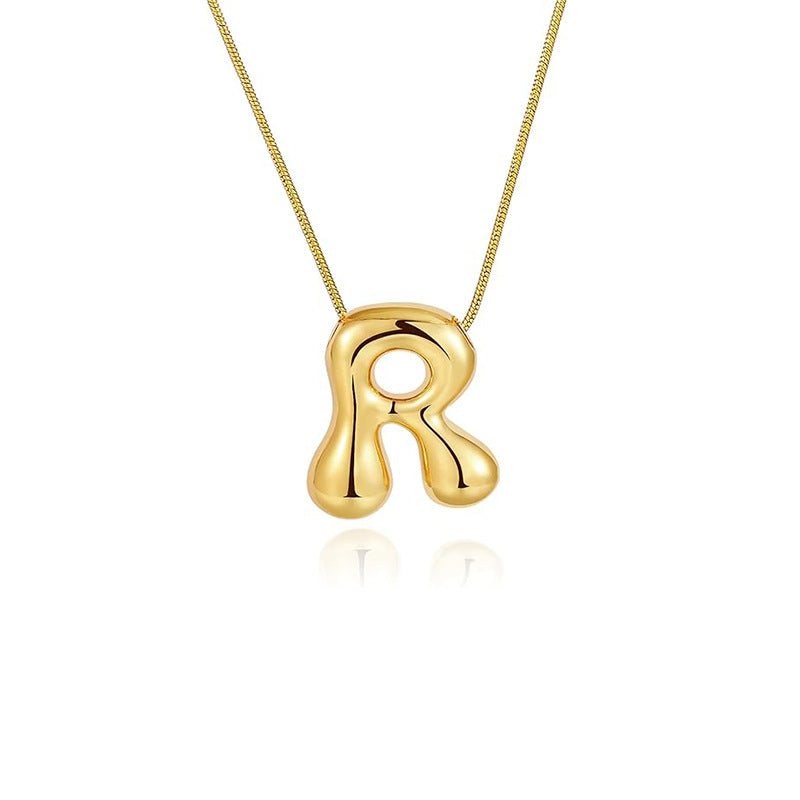Damen Halskette mit skulpturalem Anhänger und feinem Gliederdesign Shop Nory