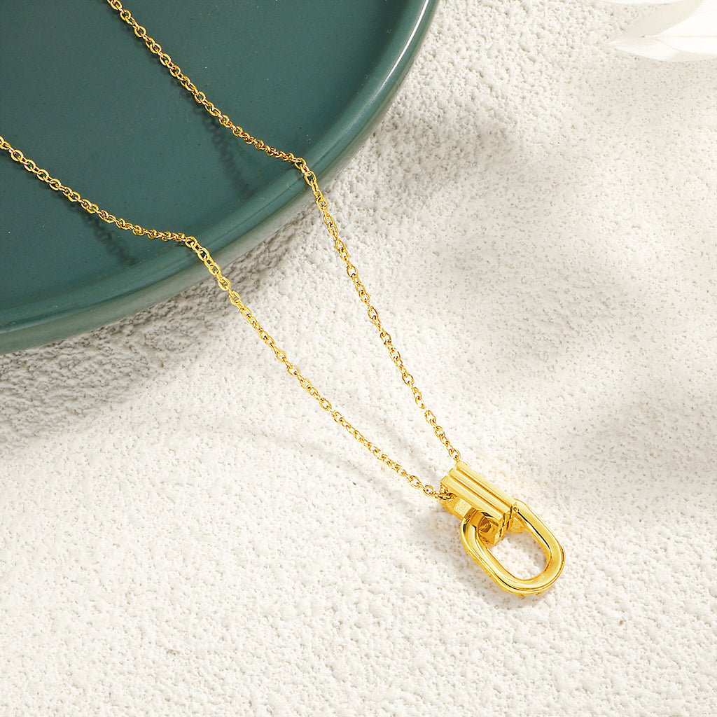 Damen elegante Halskette mit modernem, minimalistischen Design Shop Nory