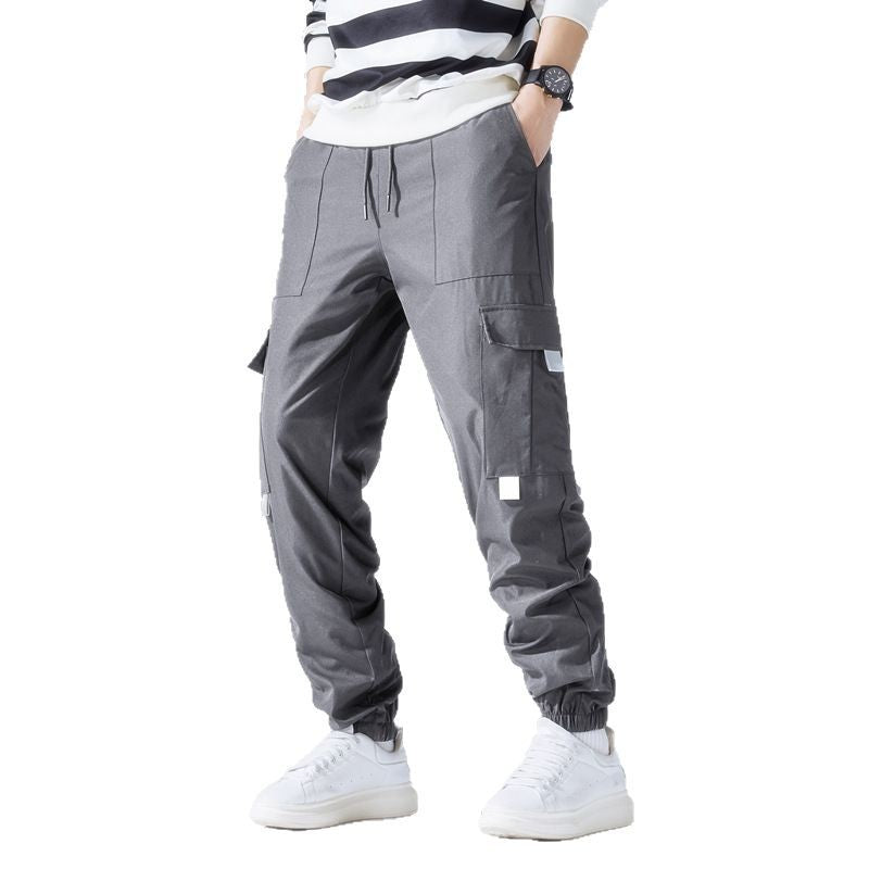 Herren Technische Utility-Cargohose im Joggerstil mit Tunnelzug & elastischen Knöchelbündchen Shop Nory