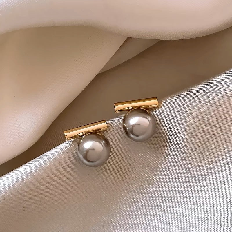 Damen zeitgenössische Perlen Tropfen Ohrringe Shop Nory