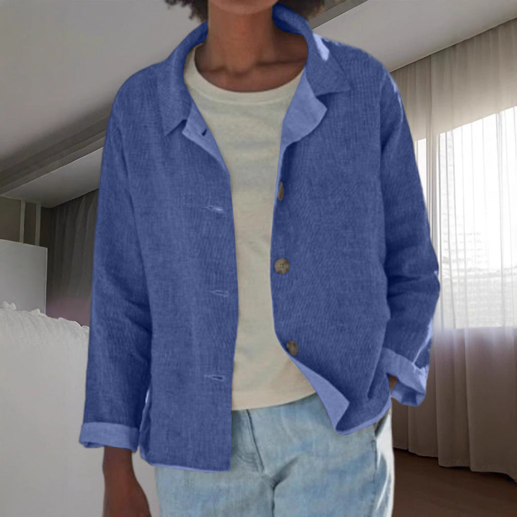 Damen Leichte Überwurfjacke mit strukturiertem WShopnorymuster