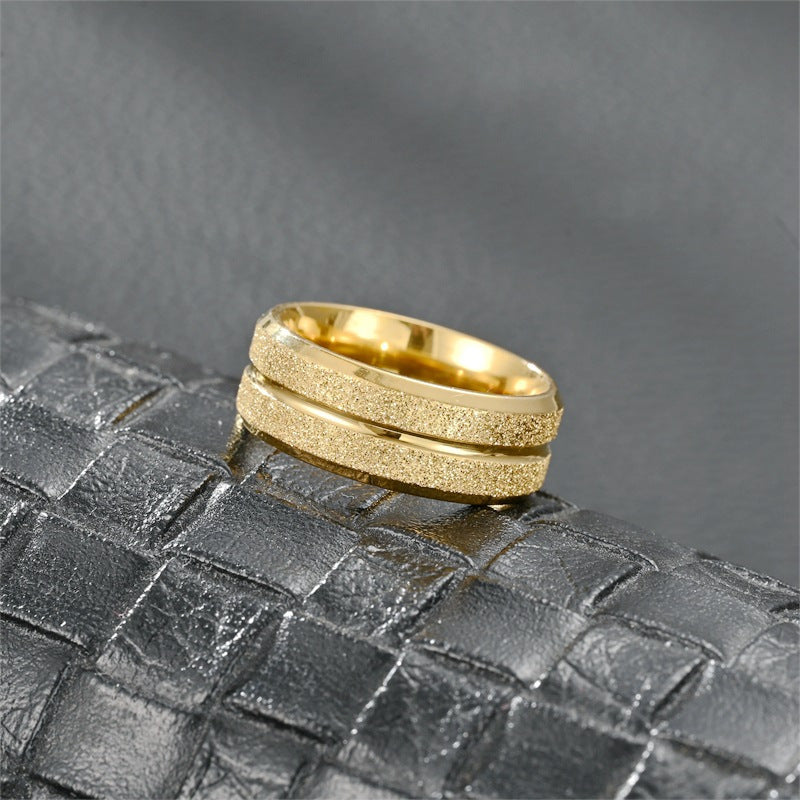 Herren Ring mit luxuriösem, strukturiertem Oberflächenfinish Shop Nory