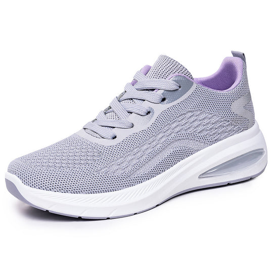 Damen nan leichte Strick-Fitness-Sneaker mit sichtbarem Luftdämpfer und reaktiver EVA-Plateau-Sohle Shop Nory