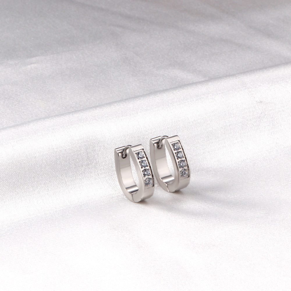 Damen Ohrstecker mit funkelnden Zirkonia und elegantem Design Shop Nory