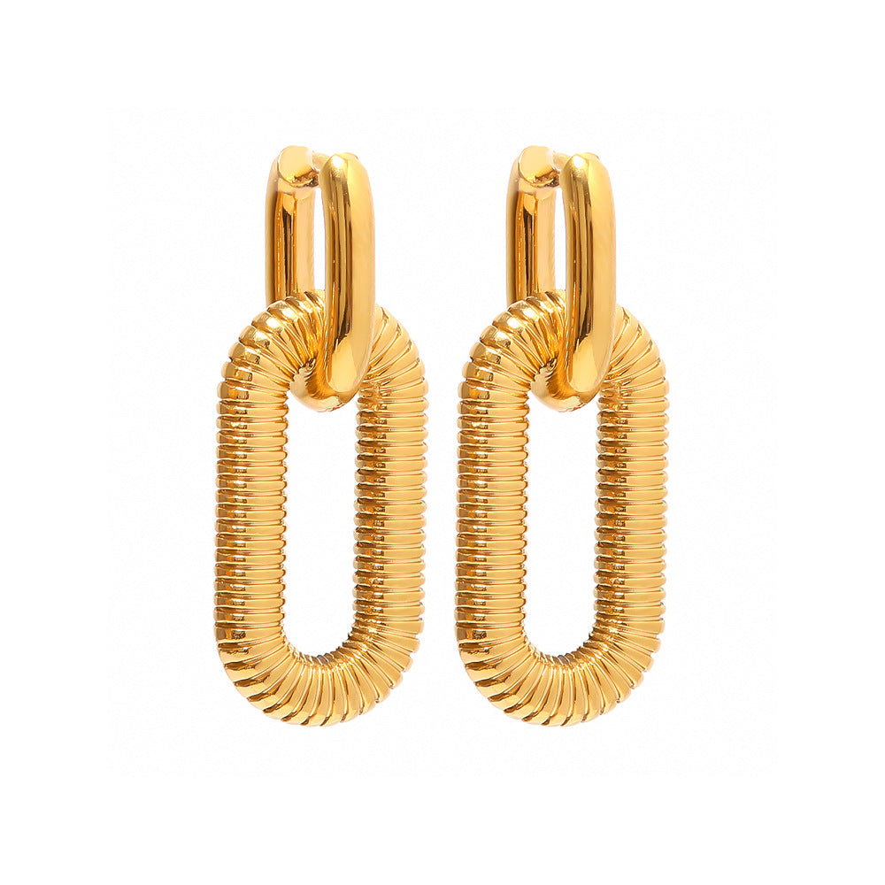 Damen Ohrhänger mit modernem und spiralförmigem Design Shop Nory