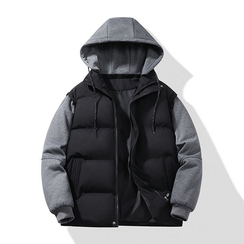 Herren Multifunktionale Steppjacke mit Kapuze Shop Nory