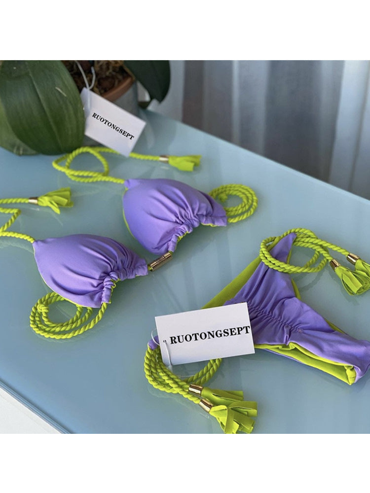 Sexy Dreieckstasche Bikini