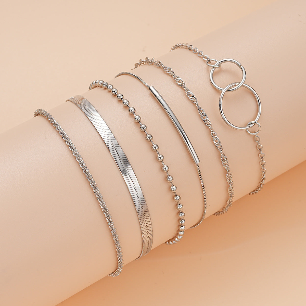 Damen Fußkettchen-Set mit eleganten, filigranen und abwechslungsreichen Designs Shop Nory
