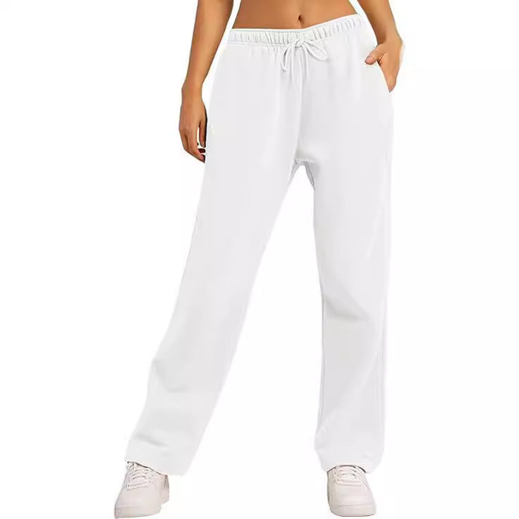 Damen Locker geschnittene Sweatpants mit Kordelzug und weitem Bein Shop Nory