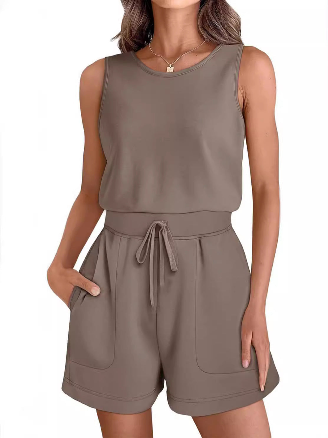 Damen Jumpsuit mit lässigem Schnitt und praktischen Taschen