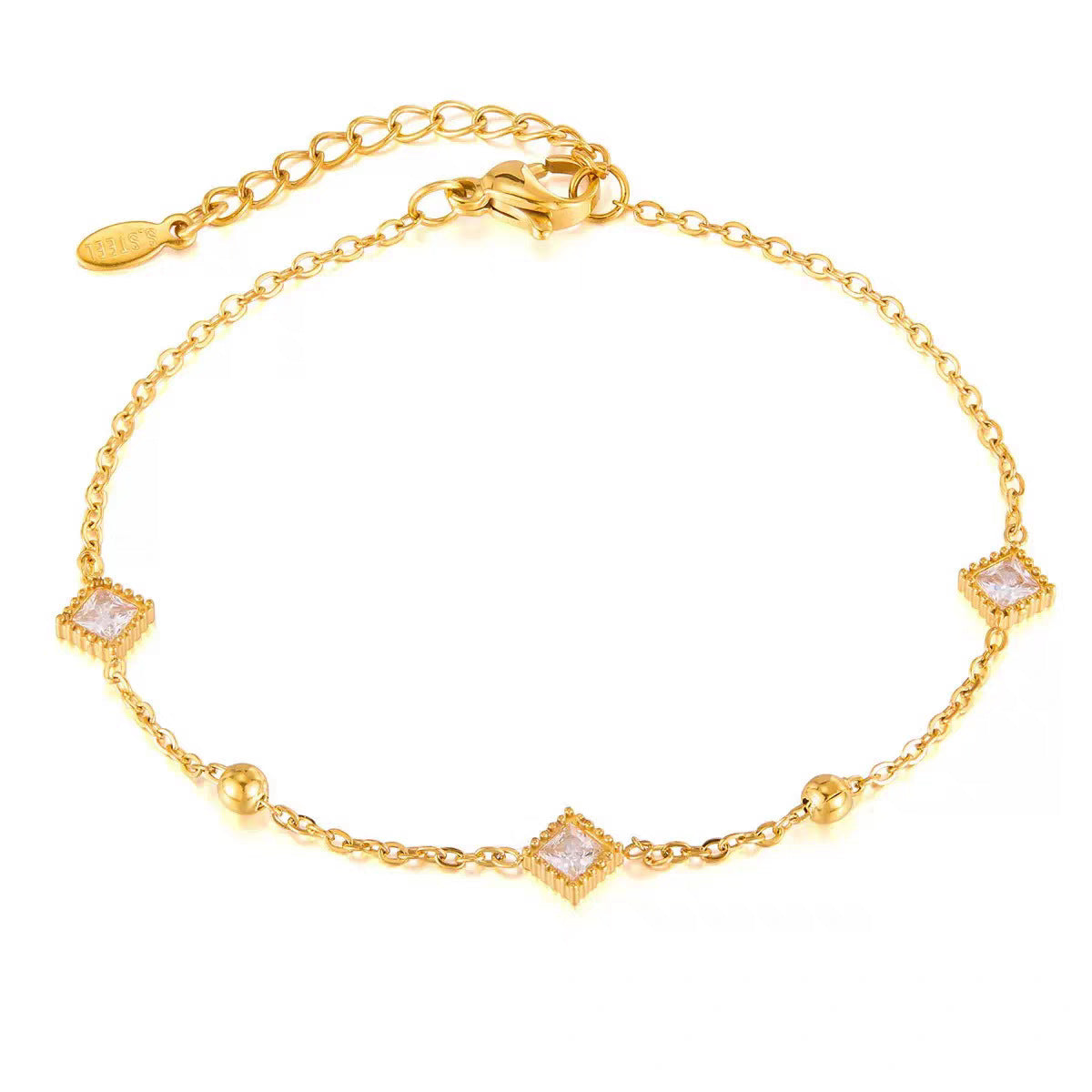 Frauen Luxuriöse Kristall-Beschmückte Verstellbare Armband Shop Nory