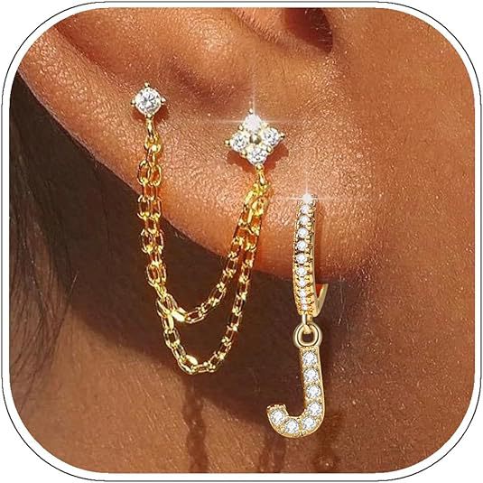 Damen Ohrschmuck mit funkelnden Zirkonia-Elementen und elegantem Design Shop Nory