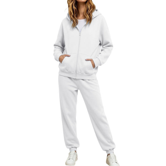 Damen Komfortabler Kapuzenpullover und Jogginghose Set Shop Nory