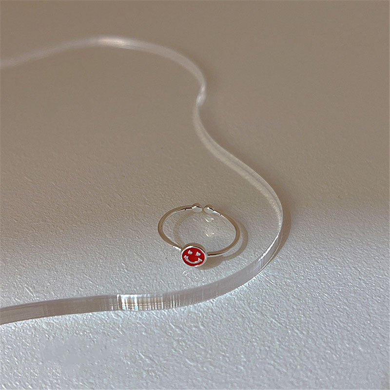 Damen Smiley-Ring mit kreativem Design Shop Nory