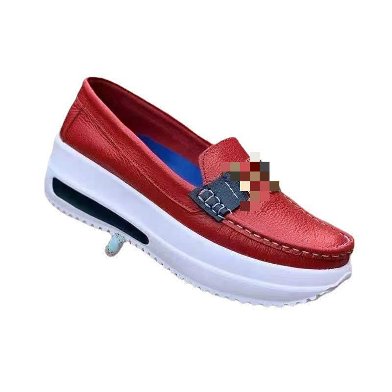 Damen Plateau-Loafer mit Metallic-Textil und leichter Profilsohle Shop Nory