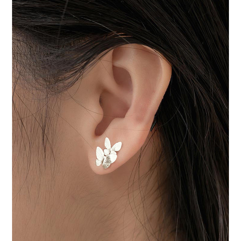 Damen Ohrstecker im eleganten Schmetterlingsdesign Shop Nory