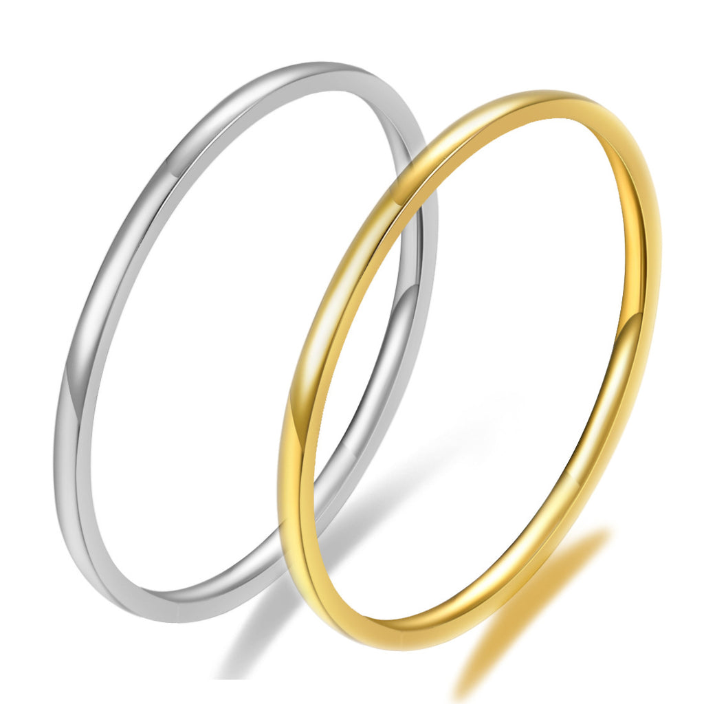 Damen minimalistischer Edelstahlring Shop Nory
