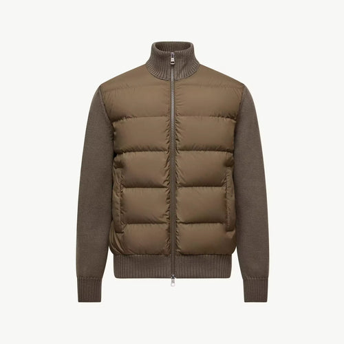 Herren Sportliche Steppjacke mit hochschließendem Kragen