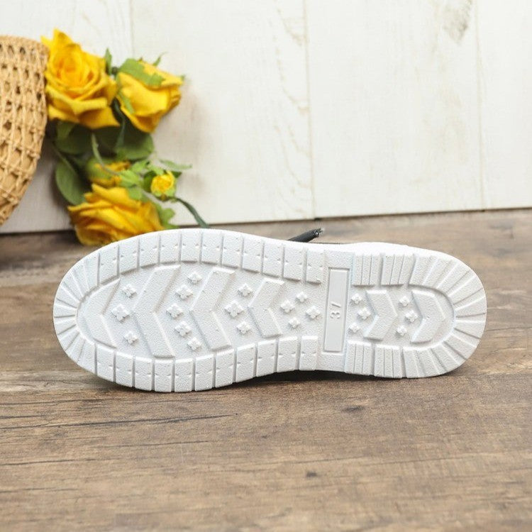 Damen Slip-On Sneakers mit elastischem Riemen