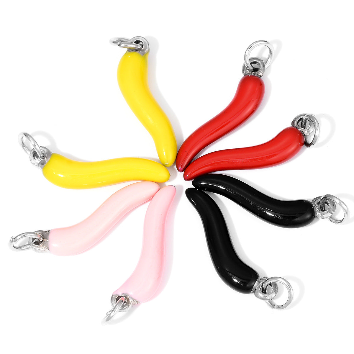 Damen charmantes Bananen-Anhänger aus hochwertigem Metall Shop Nory
