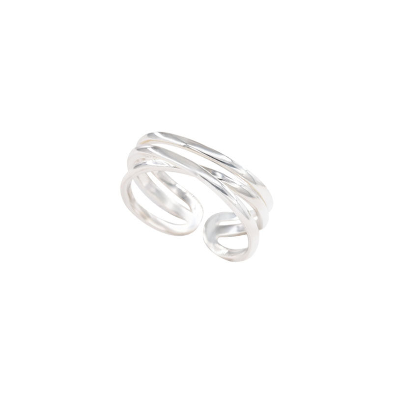 Damen Offener Ring mit elegantem geschwungenem Design Shop Nory