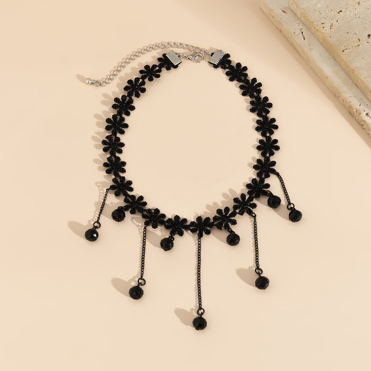 Damen Spitzen Choker Halskette mit Anhängern Shop Nory