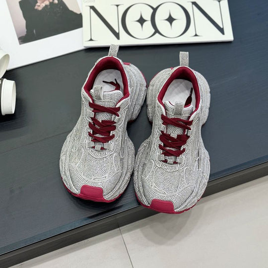 Damen Sportliche glitzernde Chunky-Sneaker mit gepolstertem Komfort Shop Nory