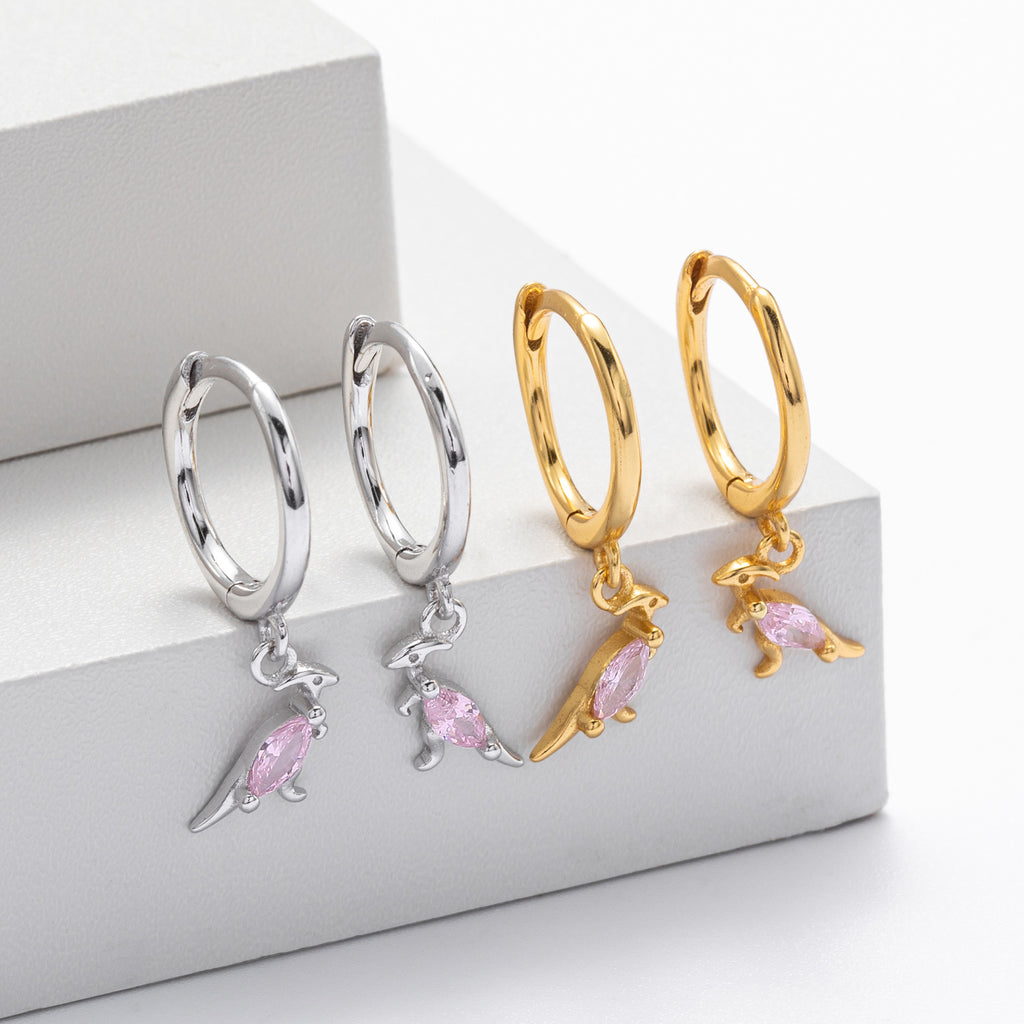 Damen Ohrringe im kreativen Känguru-Design aus 925 Sterling Silber Shop Nory