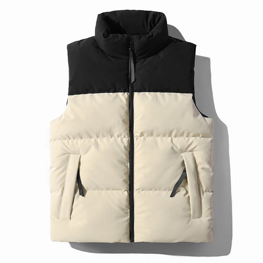 Herren Gesteppte Thermo‑Steppweste mit hohem Kragen und winddichter Schulterblende Shop Nory