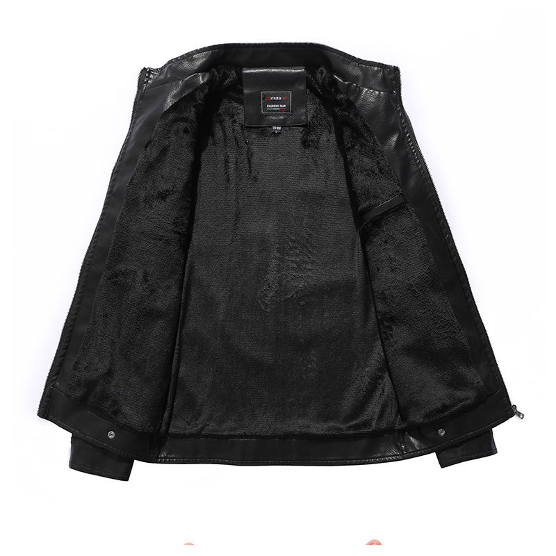 Herren Elegante Motorradlederjacke Shop Nory