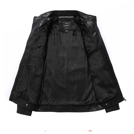 Herren Elegante Motorradlederjacke Shop Nory