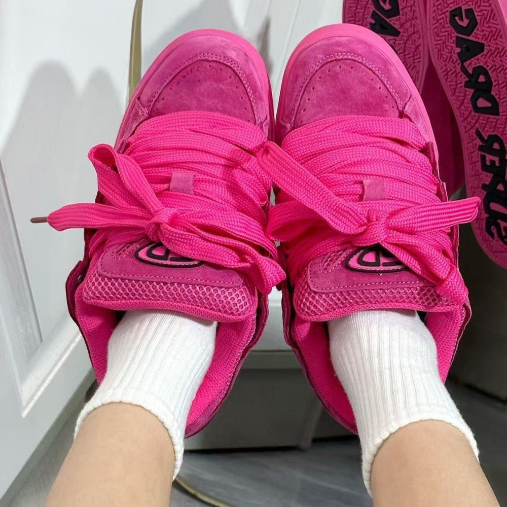 Damen Sportliche High-Top Sneakers mit innovativen Schnürsystem und dämpfender Sohle