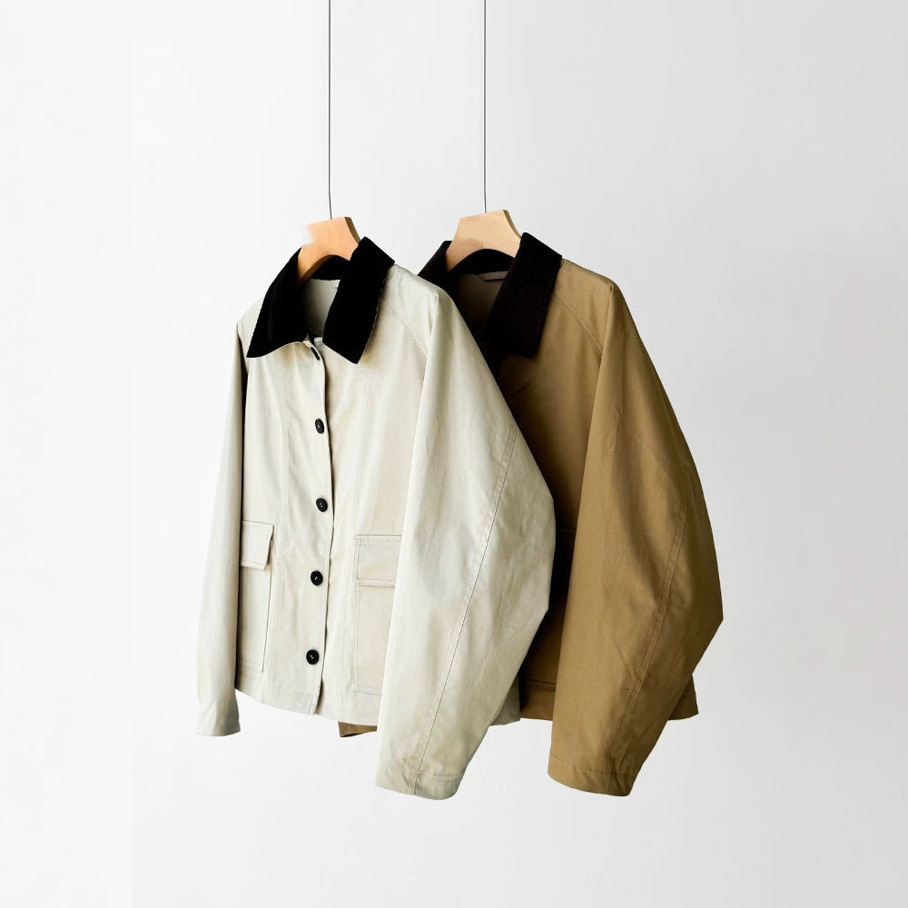 Damen Trendige Übergangsjacke mit hohem Kragen Shop Nory