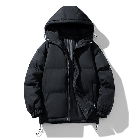 Unisex Gepolsterte Kapuzensteppjacke mit Thermoisolierung und verstellbarem Saum Shop Nory