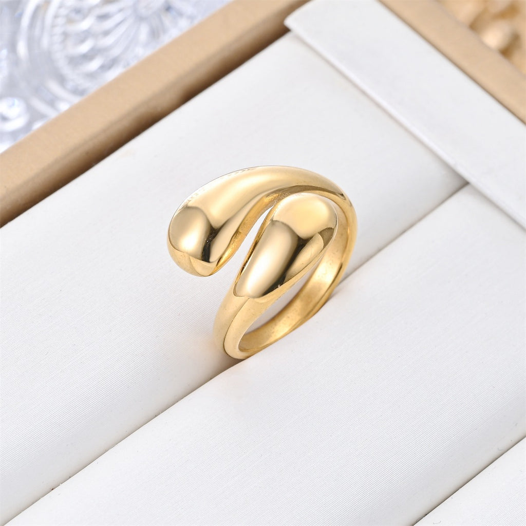 Damen Ring mit kunstvollem, gewundenem Design Shop Nory