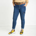Damen Cargo-Jeans mit praktischen Taschen und modischem Schnitt