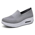 Damen Slip-On Sneakers mit atmungsaktivem Obermaterial und stoßdämpfender Sohle