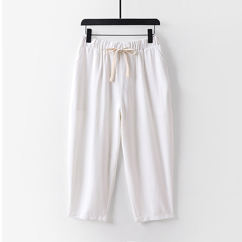 Damen Lässige Jogginghose mit Zugband und weitem Bein Shop Nory