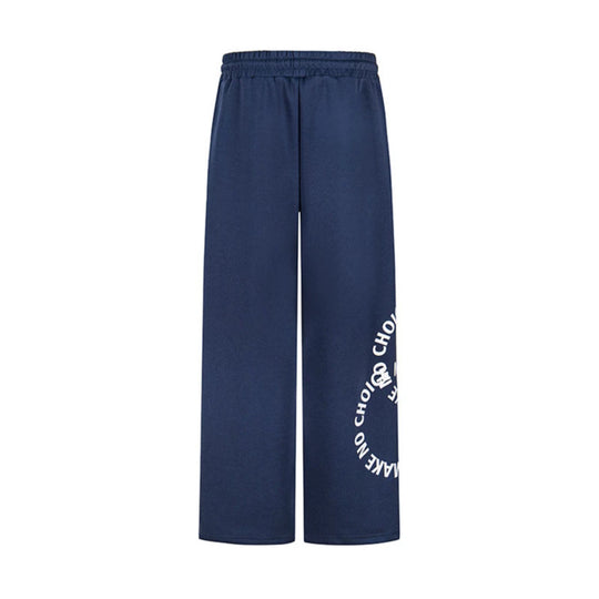 Damen Weite Jogginghose im Culotte‑Stil mit Kordelzug und Statement‑Print Shop Nory