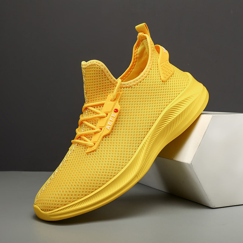 Damen Atmungsaktive Lauf Sneakers mit flexiblem Netzdesign Shopnory