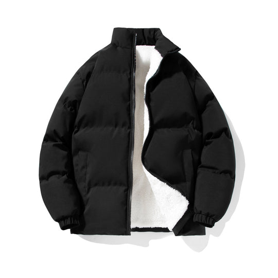 Herren Thermo‑Steppjacke mit Sherpa‑Fleece‑Innenfutter, Stehkragen und verdecktem Reißverschluss Shop Nory