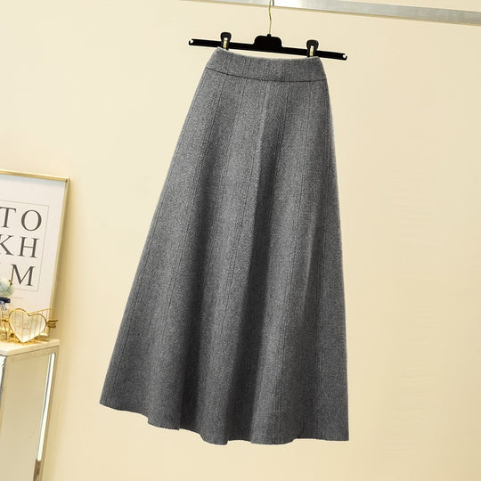 Damen Weit geschnittener, eleganter Midirock Shop Nory