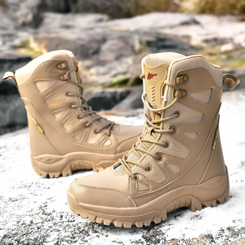 Damen Wasserfeste High-Top Wanderschuhe mit isolierender Innenausstattung