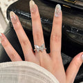 Damen Ring mit filigranem Schmetterlingsdesign Shop Nory