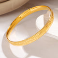Frauen Gravierte Vergoldete Armreif Bracelet Shop Nory