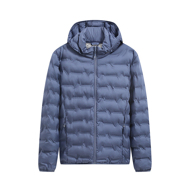 Herren Praktische Steppjacke mit Kapuze Shop Nory
